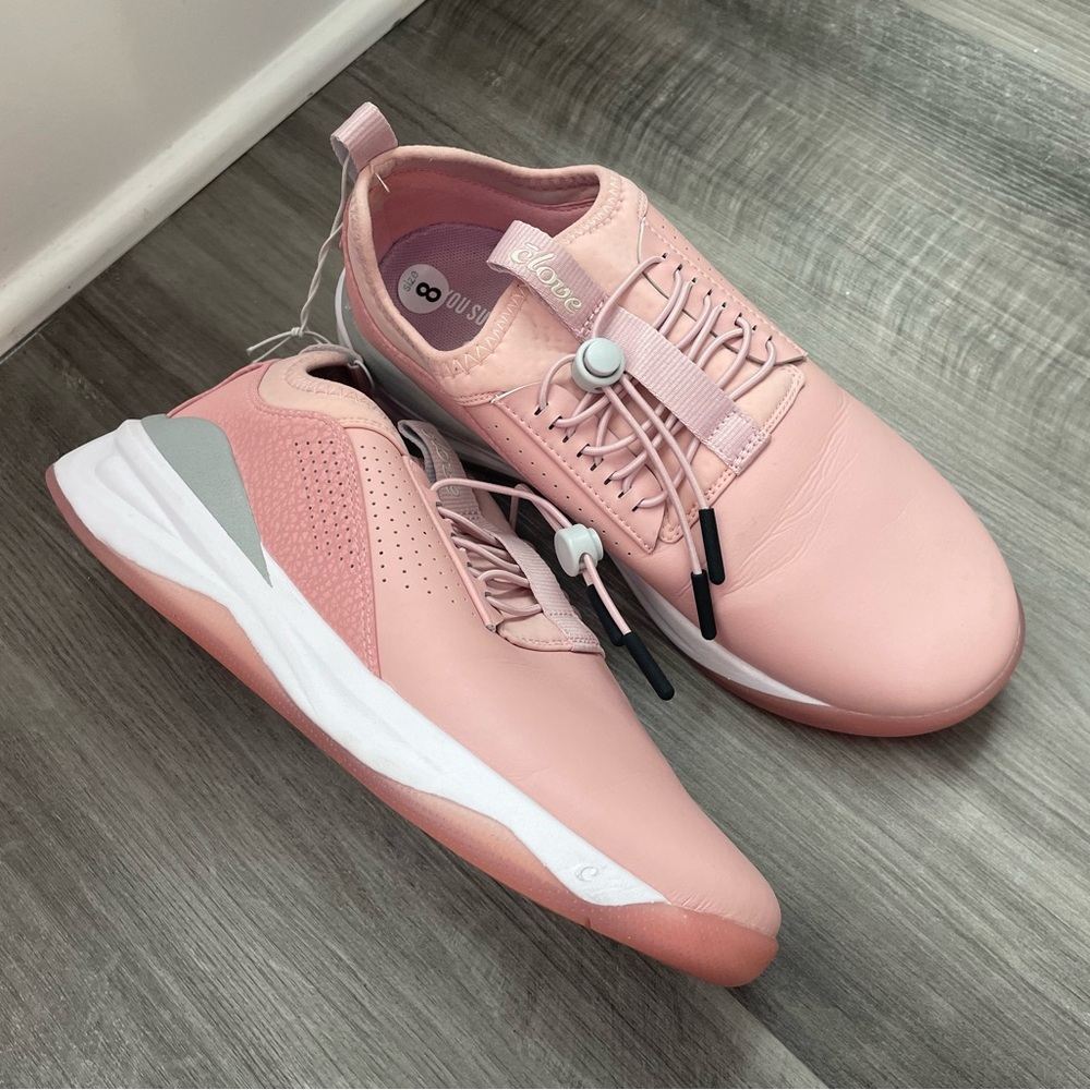 NWOT Clove Nursing Healthcare Professionals Work Sneakers Pink Size 8